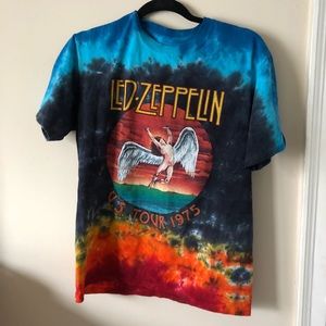 Led Zeppelin Band T-shirt Tie Dye